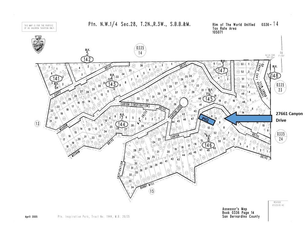 0 Canyon Drive, Crest Park, CA 92352