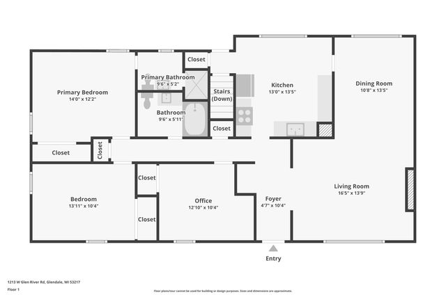 1213 W Glen River ROAD, Glendale, WI 53217