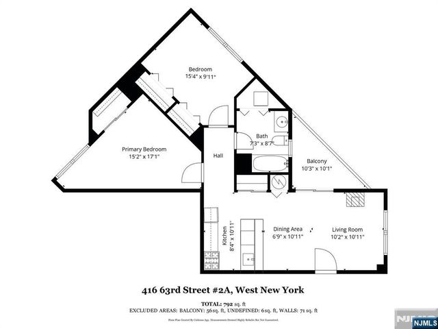 416 63rd Street 2A, West New York, NJ 07093