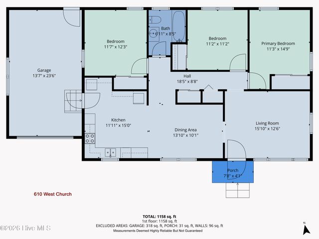 610 W Church Street, Beulaville, NC 28518