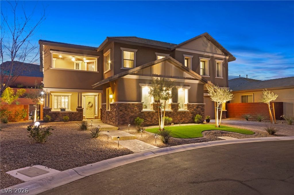 5523 Kyle Peak Court, Las Vegas, NV 89135 — exterior