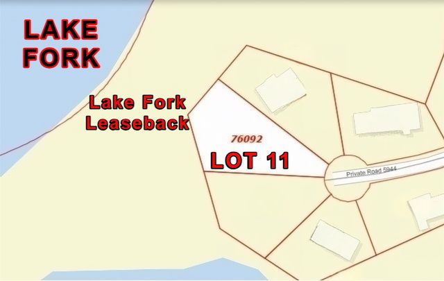 Lot 11 Bois D, Yantis, TX 75497