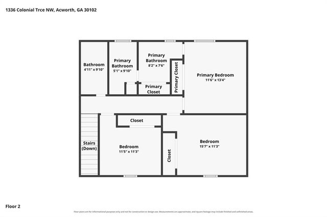 1336 Colonial Trace NW, Acworth, GA 30102
