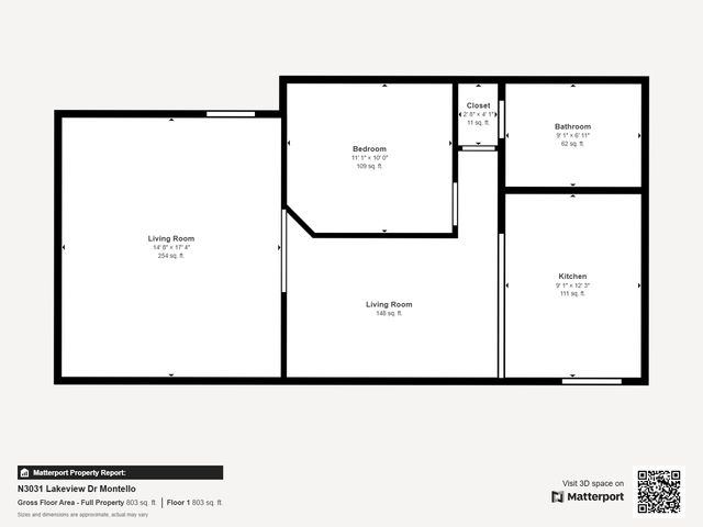 N3031 Lakeview DRIVE, Montello, WI 53949