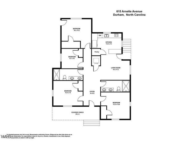 615 Arnette Avenue, Durham, NC 27701