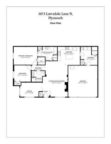 3873 Lawndale Lane N, Plymouth, MN 55446