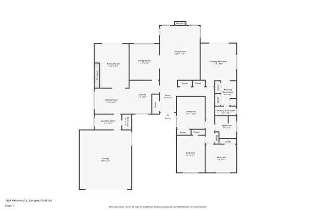 1859 Kirkmont Drive, San Jose, CA 95124