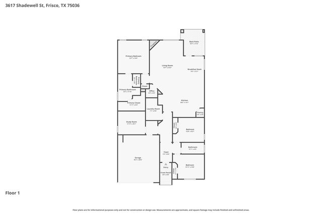 3617 Shadewell Street, Frisco, TX 75036