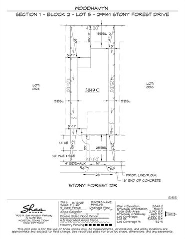 29941 Stony Forest Drive, Magnolia, TX 77354