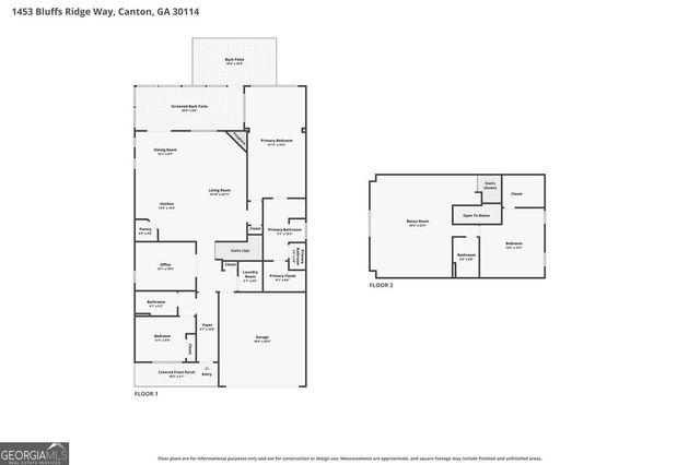 1453 Bluffs Ridge Way, Canton, GA 30114