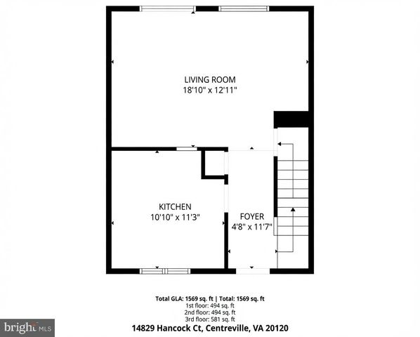 14829 HANCOCK CT, Centreville, VA 20120