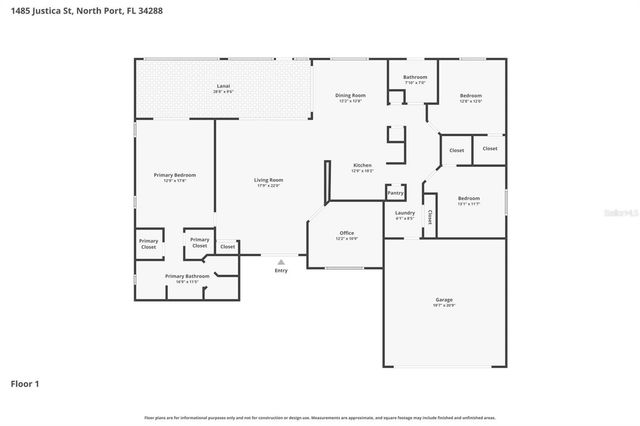 1485 JUSTICA STREET, North Port, FL 34288