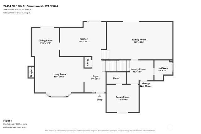 22414 NE 12th Court, Sammamish, WA 98074