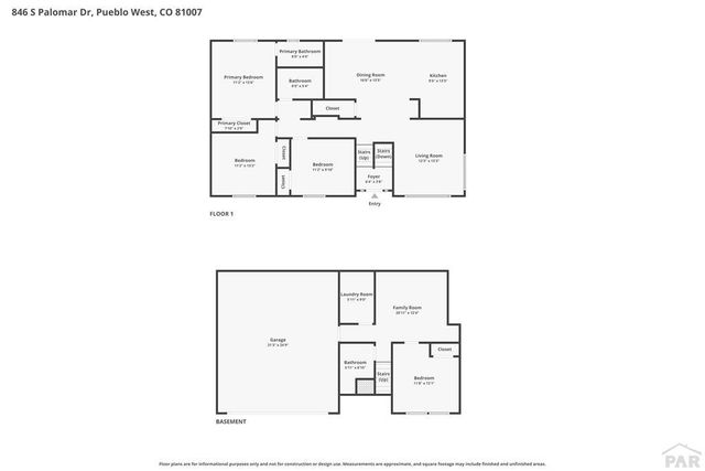 846 S Palomar Dr, Pueblo West, CO 81007