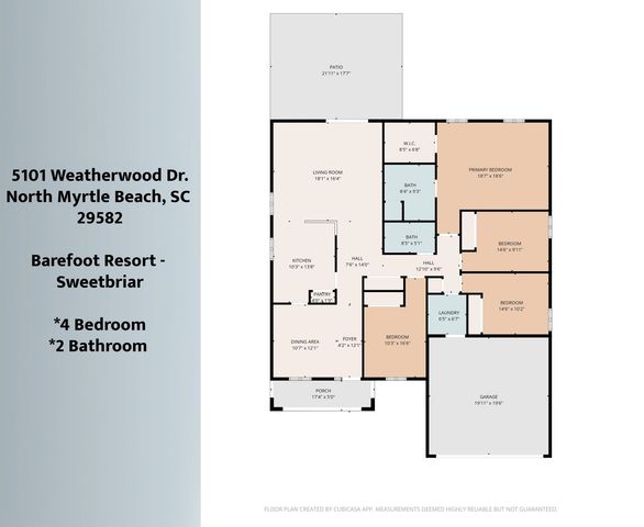 5101 Weatherwood Dr., North Myrtle Beach, SC 29582