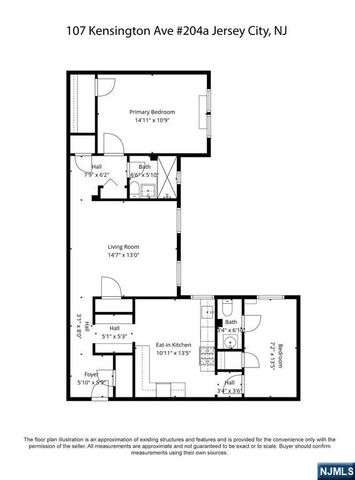 107 Kensington Avenue 204a, Jersey City, NJ 07304