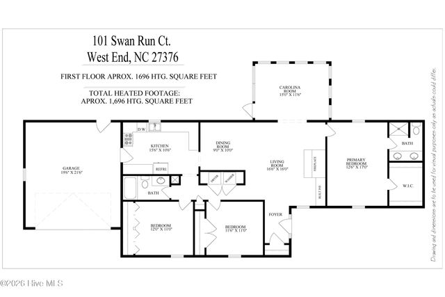 101 Swan Run Court, West End, NC 27376