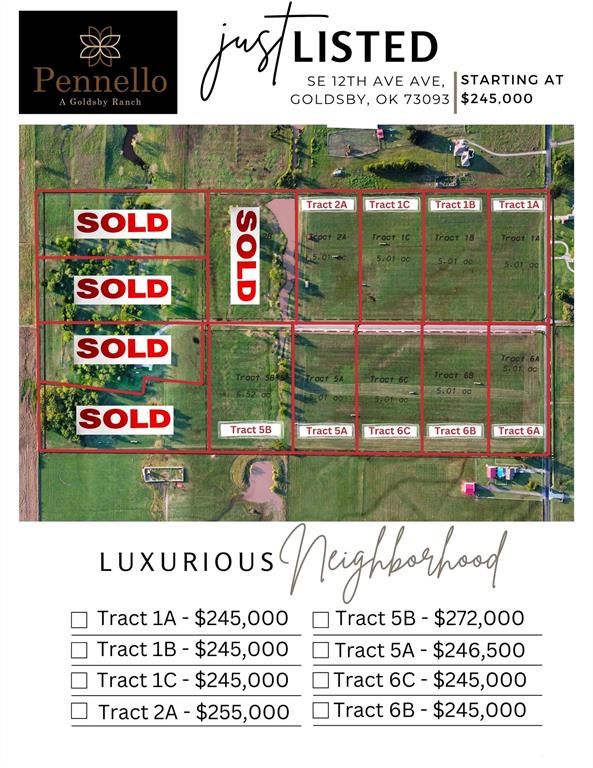 942 Wild Flower (Tract 5A) Way, Goldsby, OK 73093