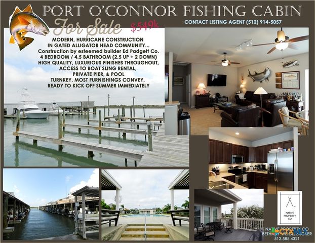 1 Alligator Head Lane, Port O'connor, TX 77982