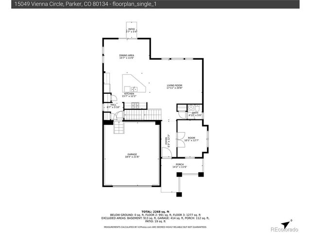 15049 Vienna Cir, Parker, CO 80134