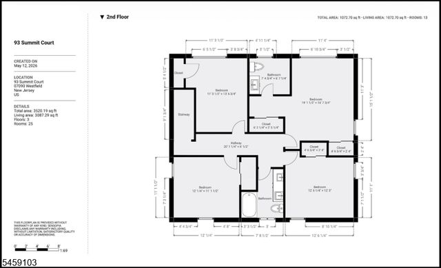 93 Summit Ct, Westfield Town, NJ 07090
