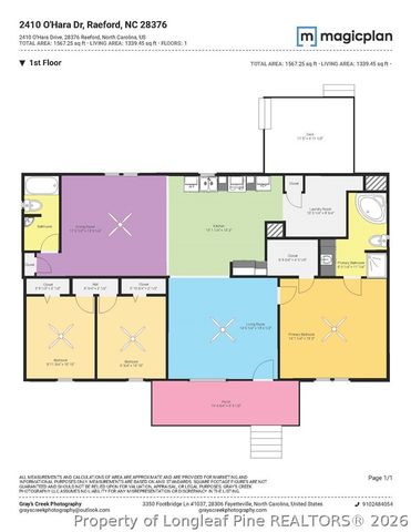 2410 Ohara Drive, Raeford, NC 28376