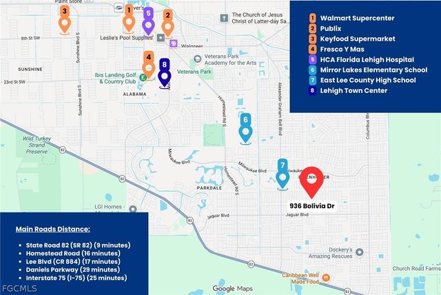 936 Bolivia DR, Lehigh Acres, FL 33974