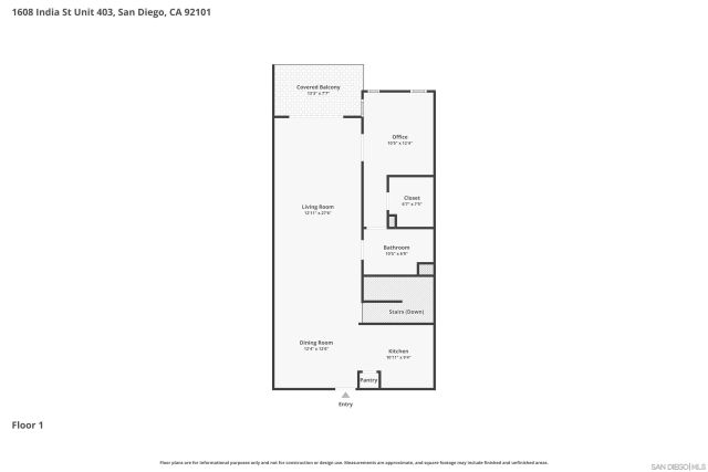 1608 India St 403, San Diego, CA 92101