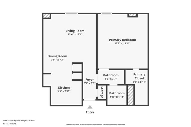 109 N Main St Apt 710, Memphis, TN 38103