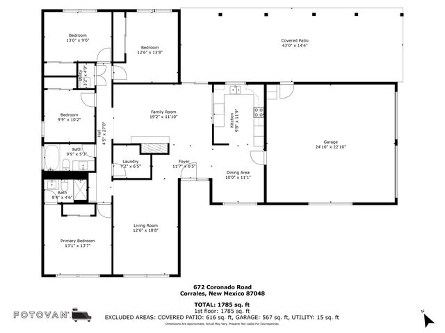 672 Coronado Road, Corrales, NM 87048