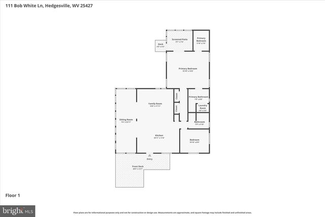 111 BOB WHITE LN, Hedgesville, WV 25427