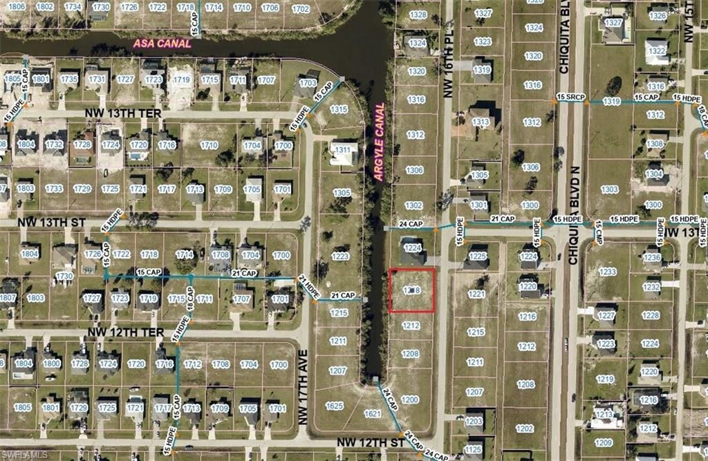 1218 16th PL, CAPE CORAL, FL 33993 — exterior
