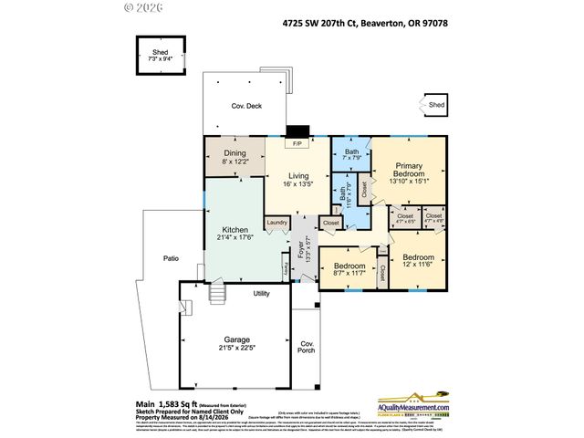 4725 Sw 207TH Ct, Beaverton, OR 97078