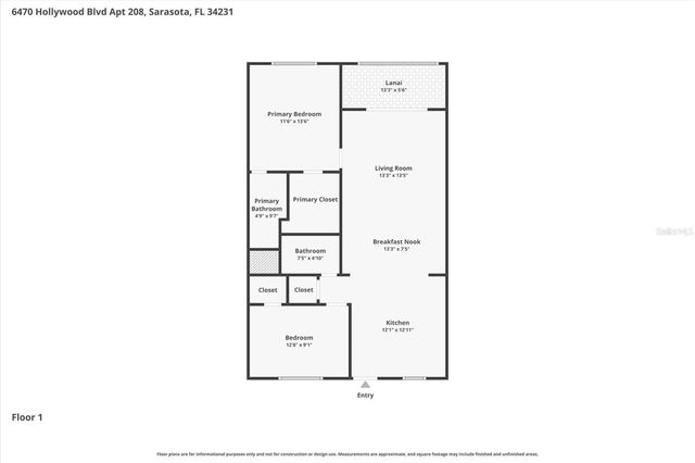 6470 HOLLYWOOD BOULEVARD 208, Sarasota, FL 34231