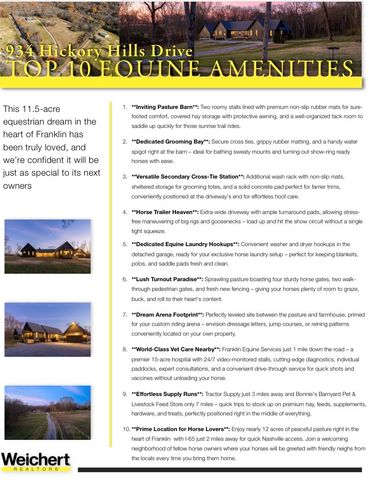 934 Hickory Hills Dr, Franklin, TN 37067