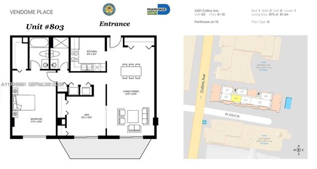 4301 Collins Ave 803, Miami Beach, FL 33140