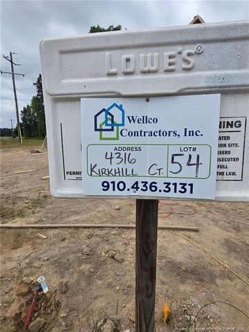 4316 kirkhill Court, Wade, NC 28395