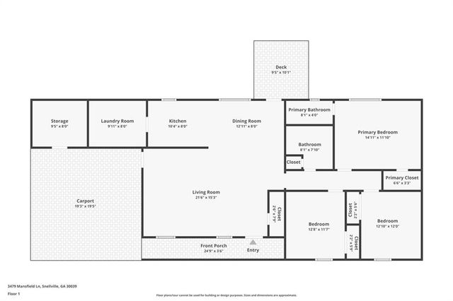 3479 Mansfield Lane, Snellville, GA 30039