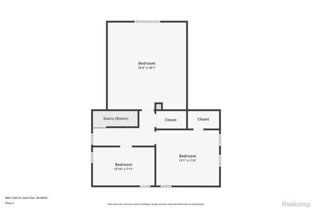 806 S 10th Street, St. Clair, MI 48079