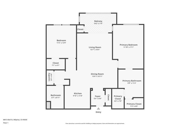 600 S Abel Street 224, Milpitas, CA 95035