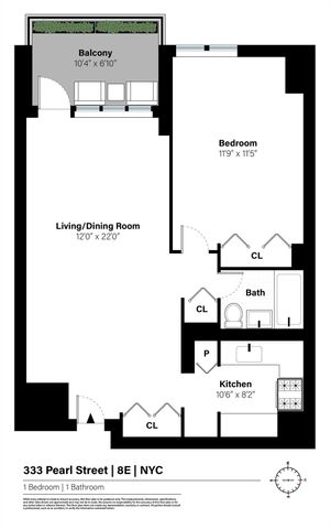 333 Pearl Street 8E, New York (manhattan), NY 10038