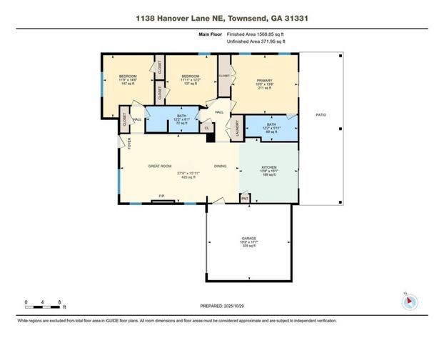 1138 Hanover Lane NE, Townsend, GA 31331