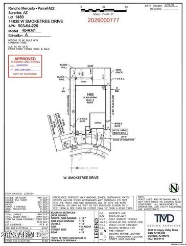 14835 W SMOKETREE Drive, Surprise, AZ 85387