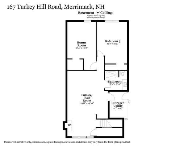 167 Turkey Hill Road, Merrimack, NH 03054