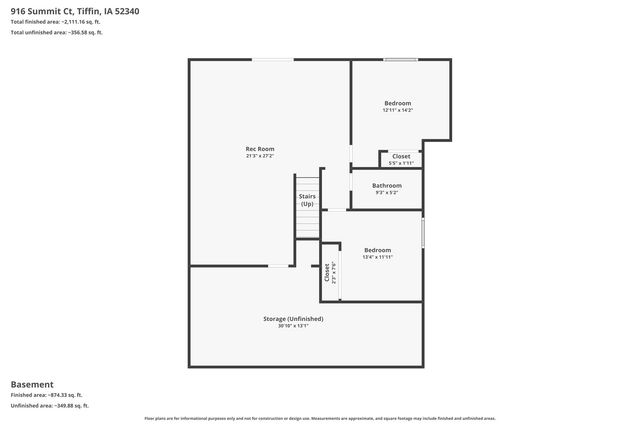 916 Summit Ct, Tiffin, IA 52340