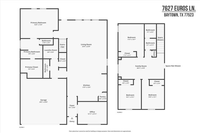 7627 Euros Lane, Baytown, TX 77523