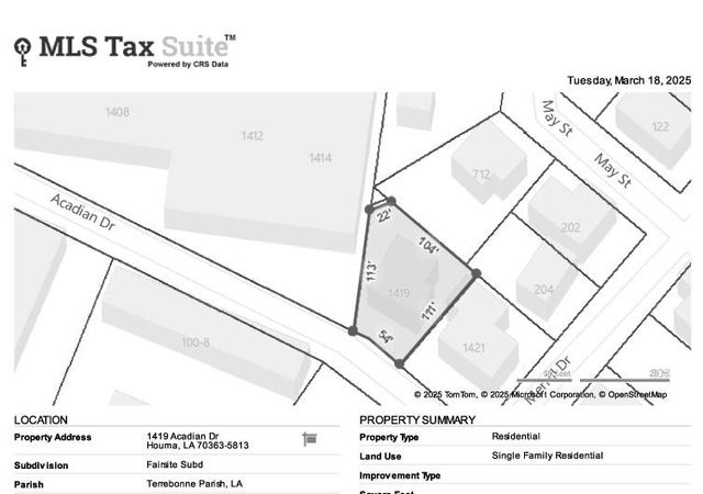 1419 Acadian Dr, Houma, LA 70363