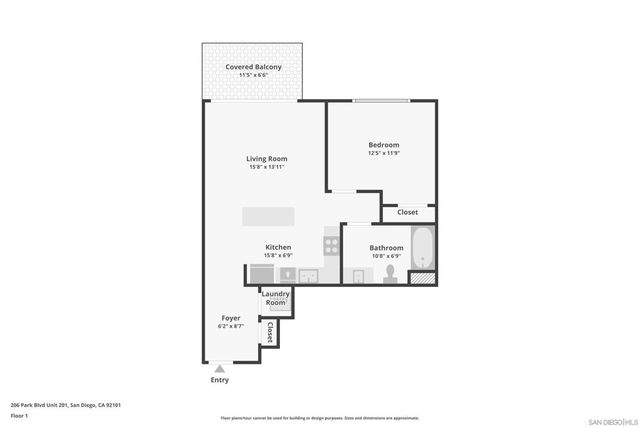206 Park Blvd 313, San Diego, CA 92101