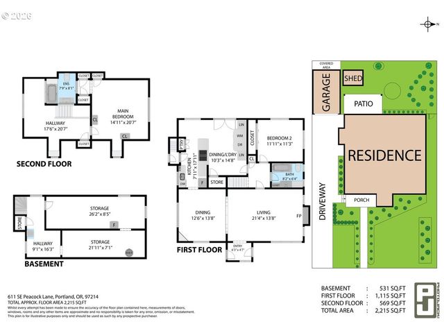 611 Se PEACOCK Ln, Portland, OR 97214