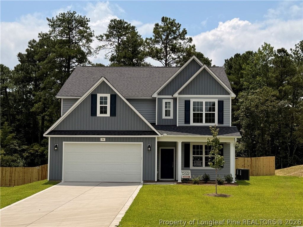 74 Pikewood Court, Lillington, NC 27546 — exterior